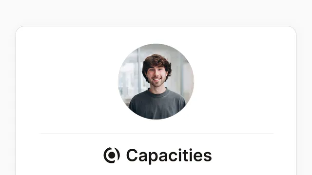 Why Luca decided to work at Capacities