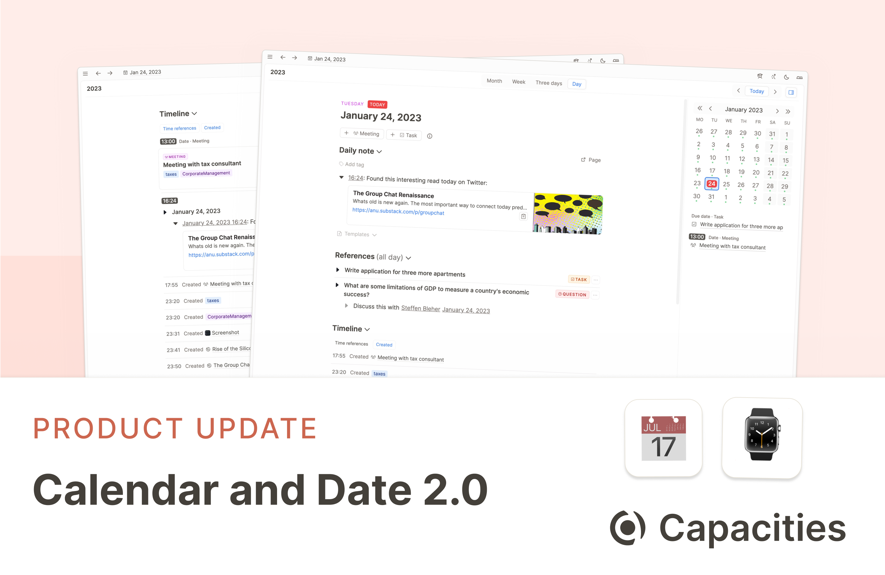 Calendar and Date 2.0