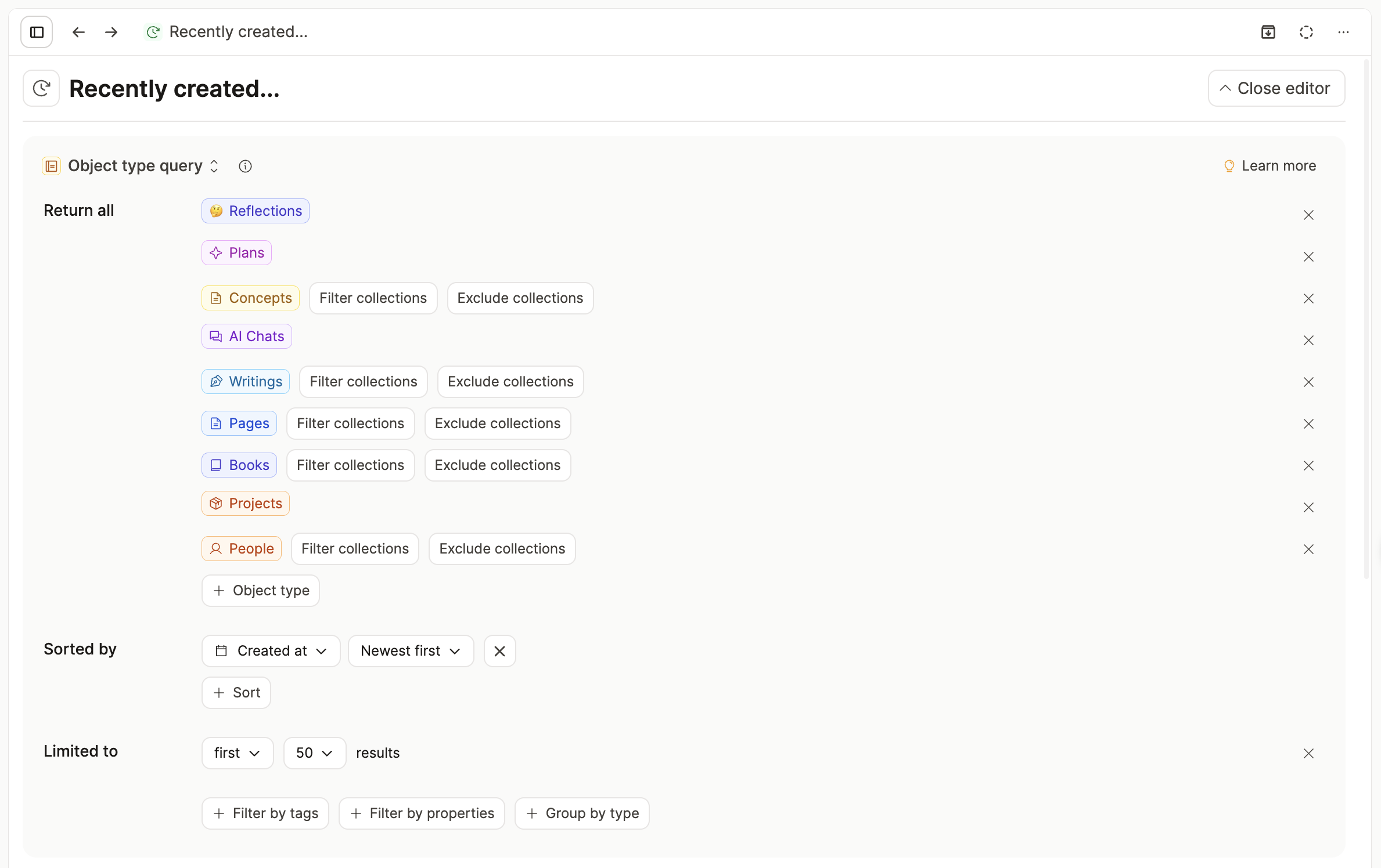 Query UI