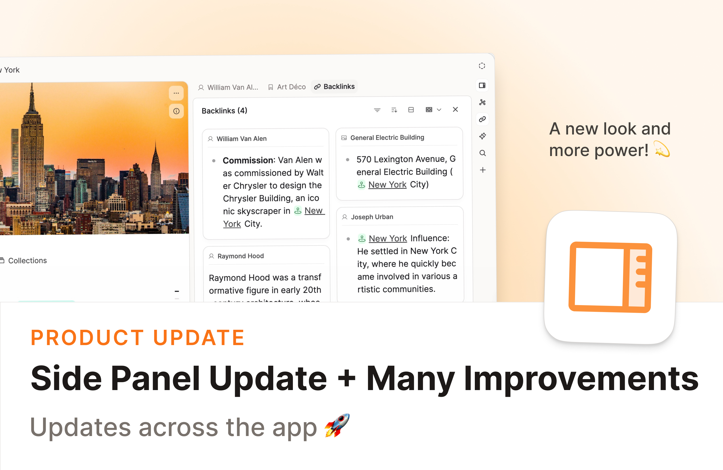 New Side Panel Experience and Many Improvements